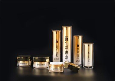 Airless-Pumpflasche in Gold