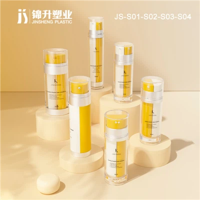 Dual Chamber Lotion Flasche