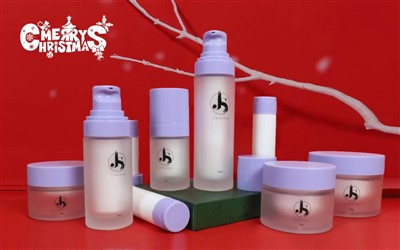 Nachfüllbare Glaskosmetik -Cremeflasche